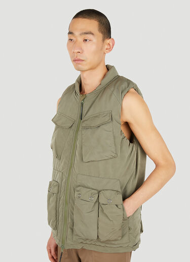 Liberaiders Utility Vest II Sleeveless Jacket Green lib0151004