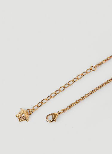 Versace Embellished Greca Pendant Necklace Gold vrs0250029