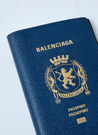 Balenciaga Passport Holder Blue bal0159030