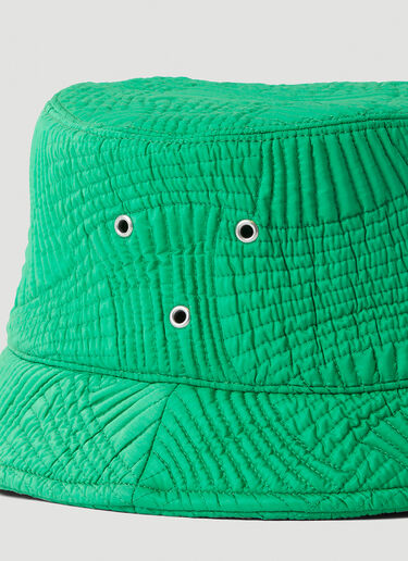 Bottega Veneta Quilted Bucket Hat Green bov0149026