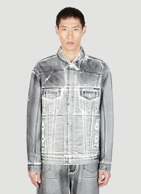 Dolce & Gabbana コーティングデニムジャケット ブラック dol0154004