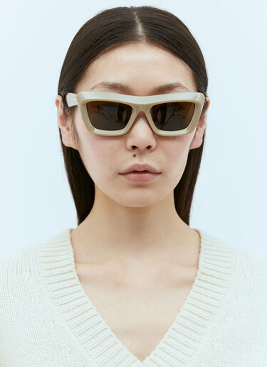 Bottega Veneta Classic Cat Eye Sunglasses Brown bos0255002