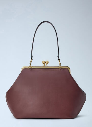 LN-CC® - Coach: Large Kisslock Frame Bag - Dark Brown Coach Large Kisslock Frame Bag Dark Brown coa0265021