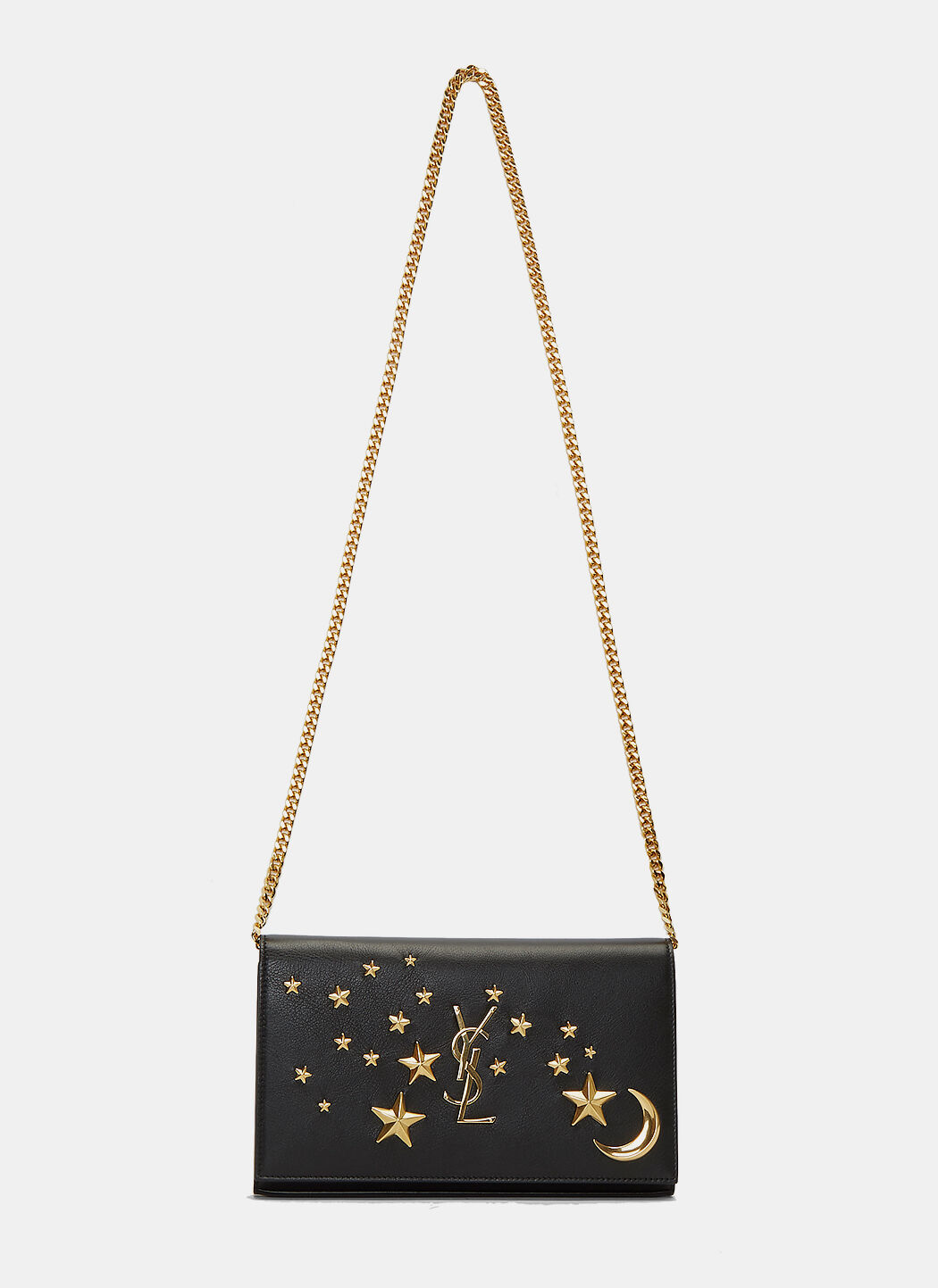 Saint Laurent YSL Monogrammed Moons and Stars Crossbody Bag en