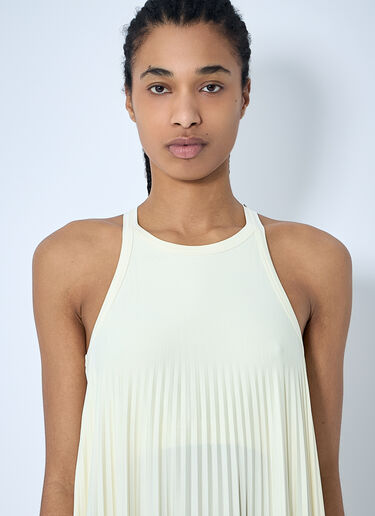 Sportmax Pleated Jersey Dress Yellow spx0260003