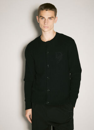 Dolce & Gabbana Logo Patch Cardigan Black dol0160003