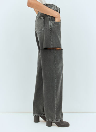 Maison Margiela Cut-Out Jeans Black mla0257001