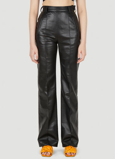 Nanushka Shannon Leather Pants Black nan0247008