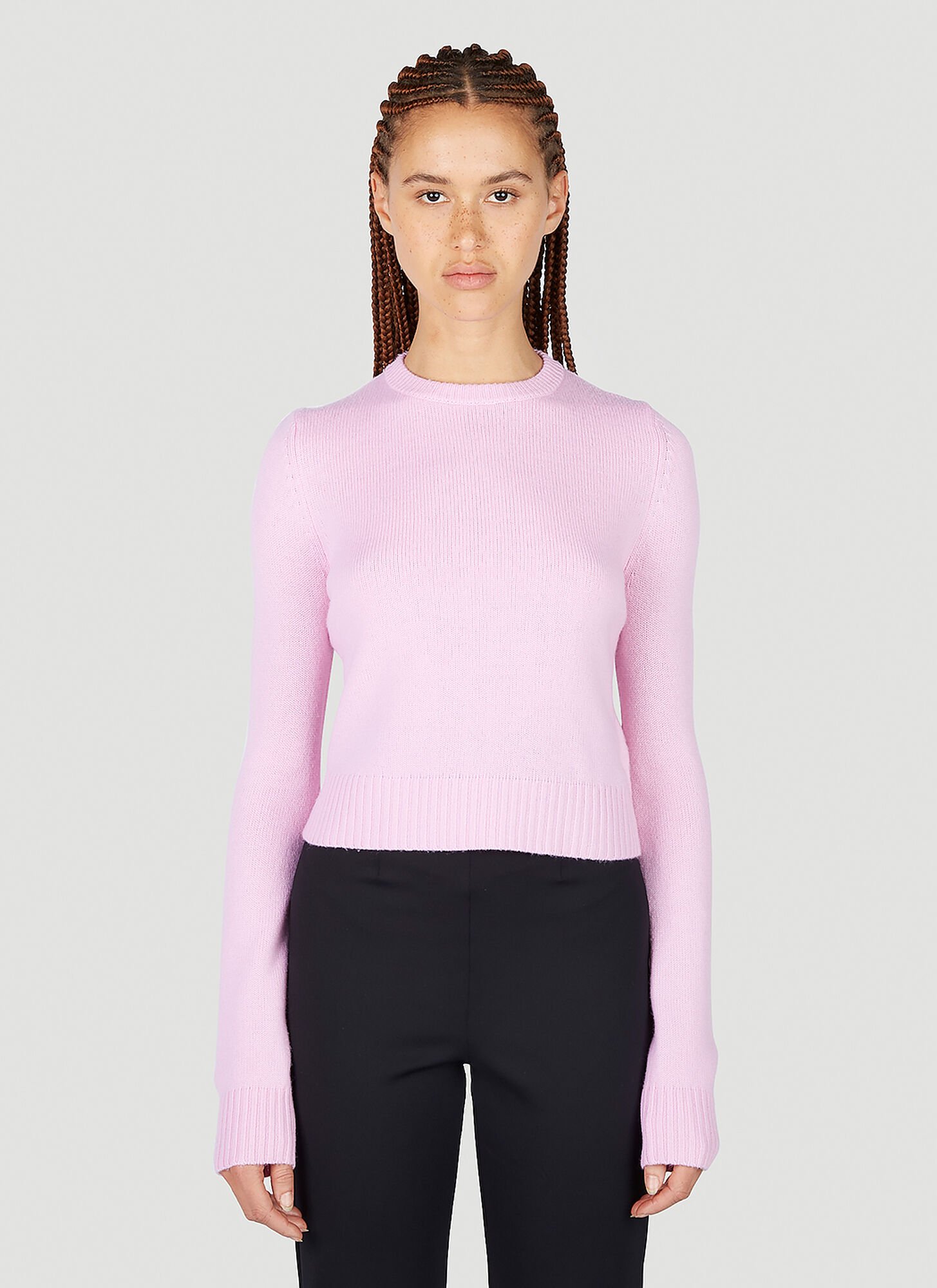 Sportmax Maga Sweater In Pink