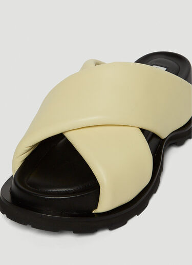 Jil Sander Platform Sandals Cream jil0247053