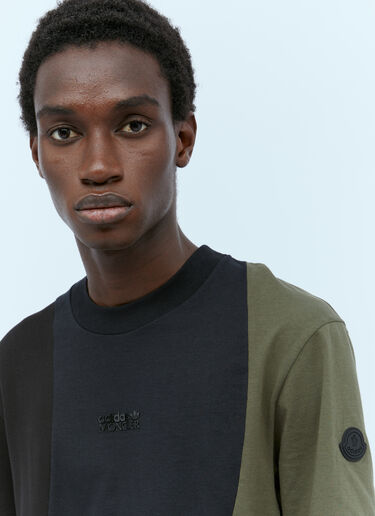 Moncler x adidas Originals Colour-Block Logo T-Shirt Black mad0154006