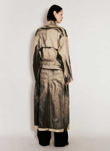 Jean Paul Gaultier Trompe L'Oeil Trench Coat Beige jpg0256021