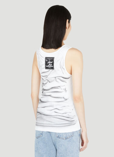 Y/Project Compact Print Tank Top White ypr0254026