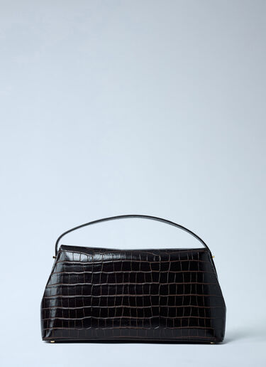 T-Lock Handbag TOTEME T-Lock Handbag Dark Brown tot0262004