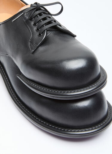 Comme des Garçons Homme Plus 双层鞋头德比鞋 黑色 hpl0156006