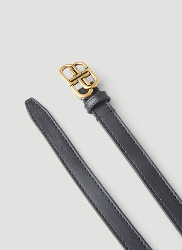 Balenciaga BB Super Thin Belt Black bal0246099