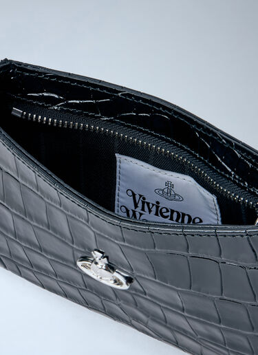 LN-CC® - Vivienne Westwood: Tasha Shoulder Phone Bag - Black Vivienne Westwood Tasha Shoulder Phone Bag Black vvw0265045