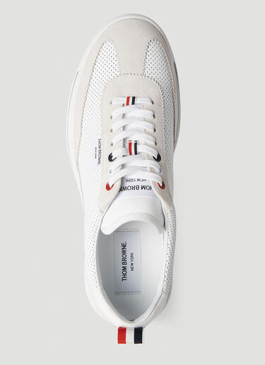 Tech Runner Sneakers Thom Browne Tech Runner Sneakers White thb0151043