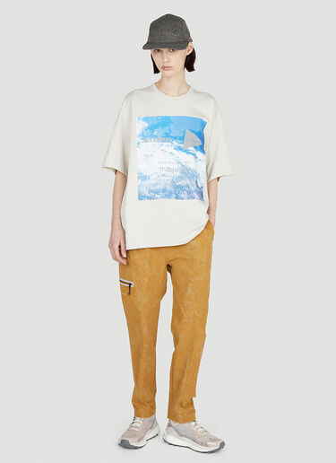Graphic Print T-Shirt adidas Terrex x And Wander Graphic Print T-Shirt White ata0352001