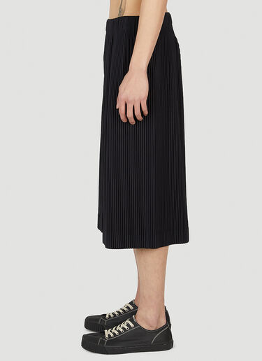 Homme Plissé Issey Miyake Cropped Wide Leg Pants Brown hmp0152010