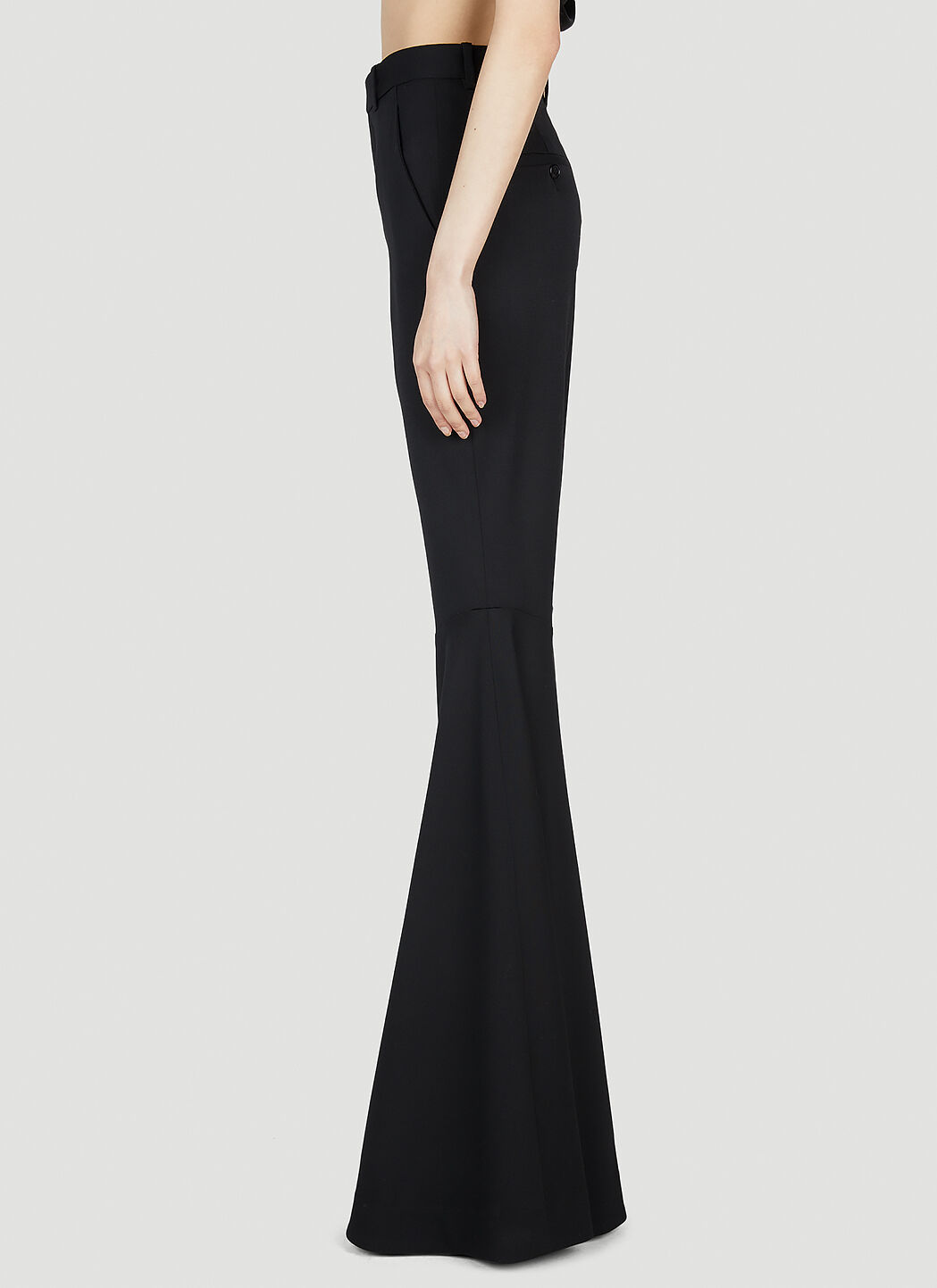 Saint Laurent Women's' Flared Pants in Black | LN-CC®
