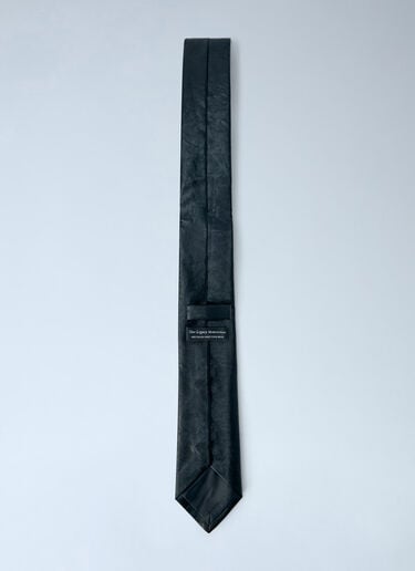 LN-CC® - Our Legacy: Faux Leather Tie - Black Our Legacy Faux Leather Tie Black our0158018
