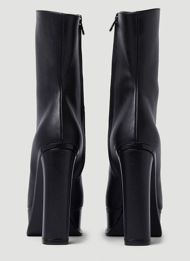 Alexander McQueen Platform Ankle Boots Black amq0249051