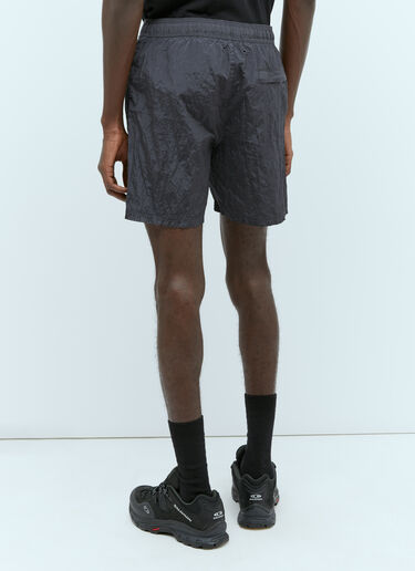 Stone Island Regenerated Nylon Bermuda Shorts Black sto0156056