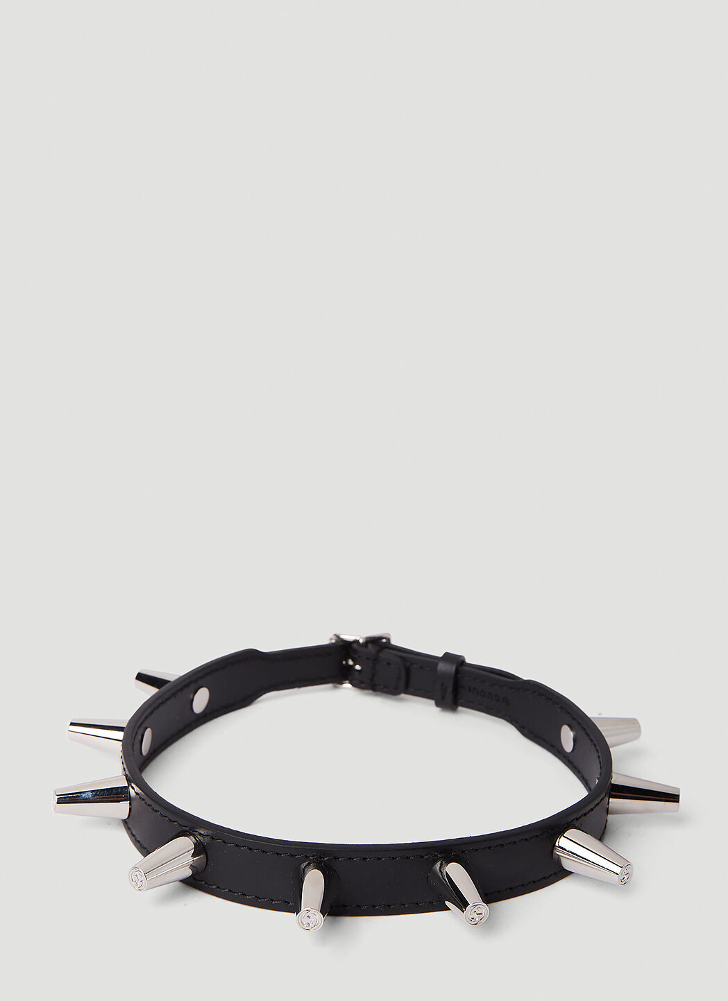 Maison Margiela Maxi Stud Choker Necklace Black mla0141025