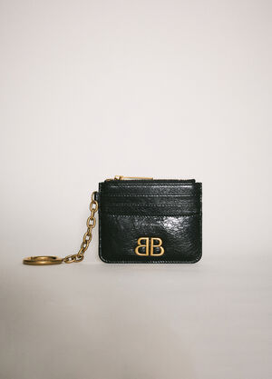 Balenciaga Monaco Chain Cardholder Black bal0257064