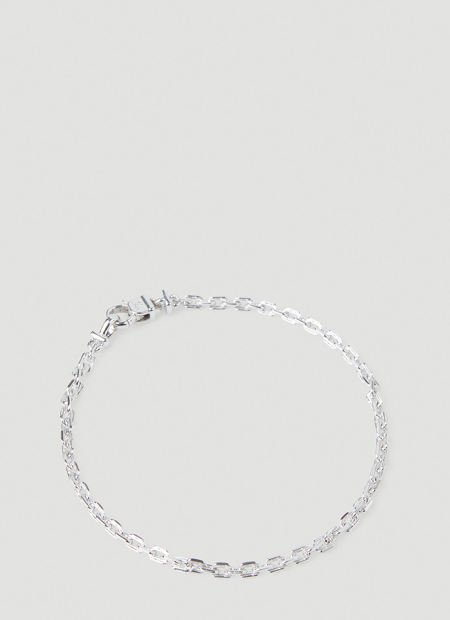 Shop Tom Wood Anker Chain Bracelet In Silver