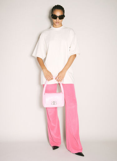 Balenciaga Logo Embroidery T-Shirt Off white bal0257012