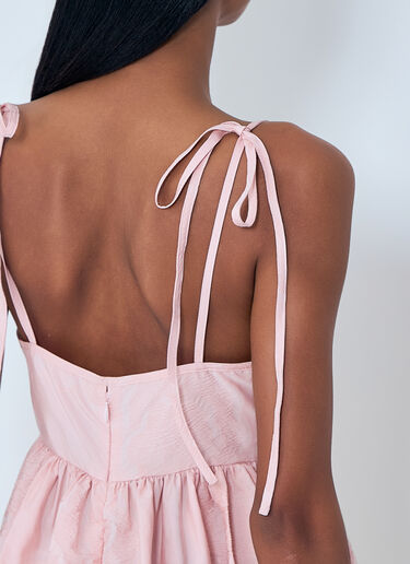 Cecilie Bahnsen Bralette Midi Alena Dress Pink cec0263007