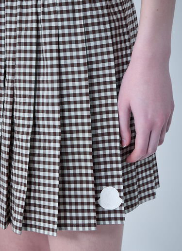 Moncler Pleated Mini Skirt Grey mon0264017