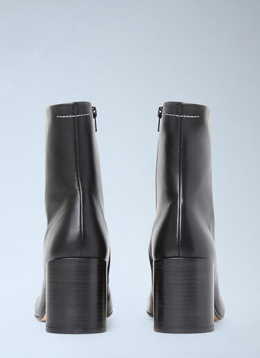 MM6 Maison Margiela 스퀘어 앵클부츠 블랙 mmm0253026
