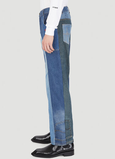 Ahluwalia Reworked Denim Jeans Light Blue ahl0146009
