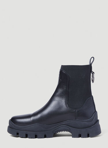 Moncler Larue 切尔西及踝靴 黑色 mon0253043