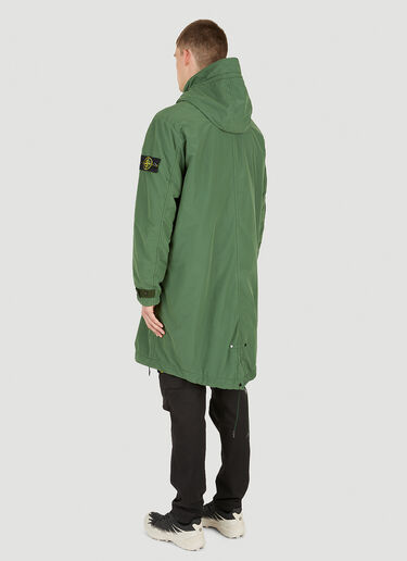 Stone Island Fish Tail Parka Coat Green sto0150015