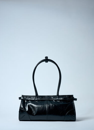 Prada ミディアム レザーハンドバッグ ブラック pra0260033