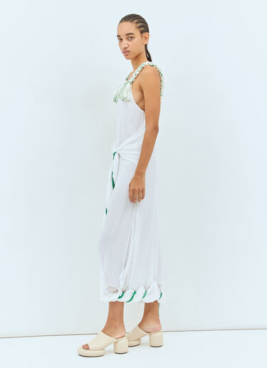 JW Anderson Tassel Strap Twisted Dress White jwa0258004