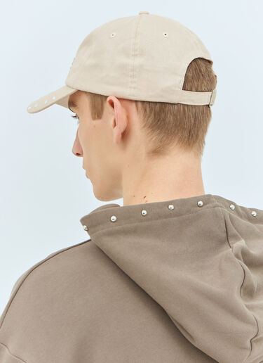 Dime Icy Cursive Logo Baseball Cap Beige dmt0157009