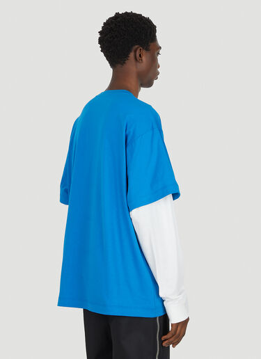 Mirror Logo T-Shirt Gucci Mirror Logo T-Shirt Blue guc0151009