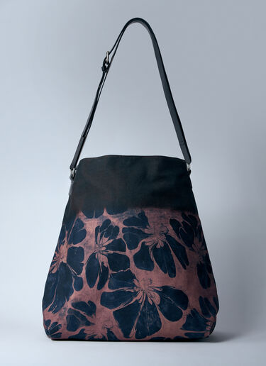 Dries Van Noten 印花帆布单肩包  棕色 dvn0160036