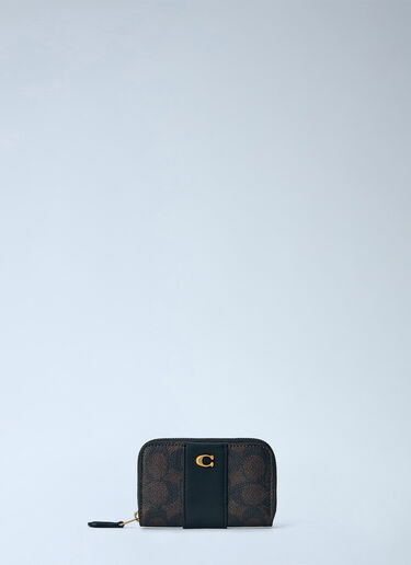 Coach Essential Small Zip Around Card Case Brown coa0266002