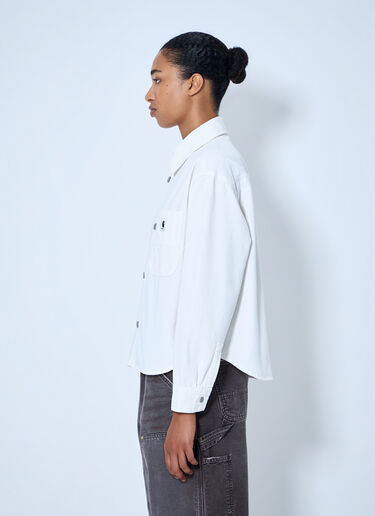 LN-CC® - Carhartt WIP: Georgia Shirt Jacket - White Carhartt WIP Georgia Shirt Jacket White wip0265003