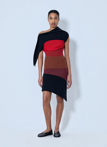 Kiko Kostadinov Lemoyne Knitted Dress Red kko0264007