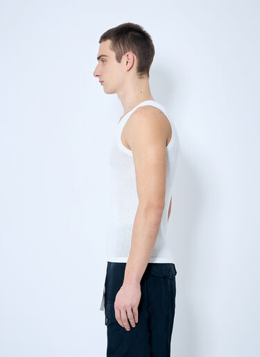 Dries Van Noten Merit Knit Tank Top White dvn0160019