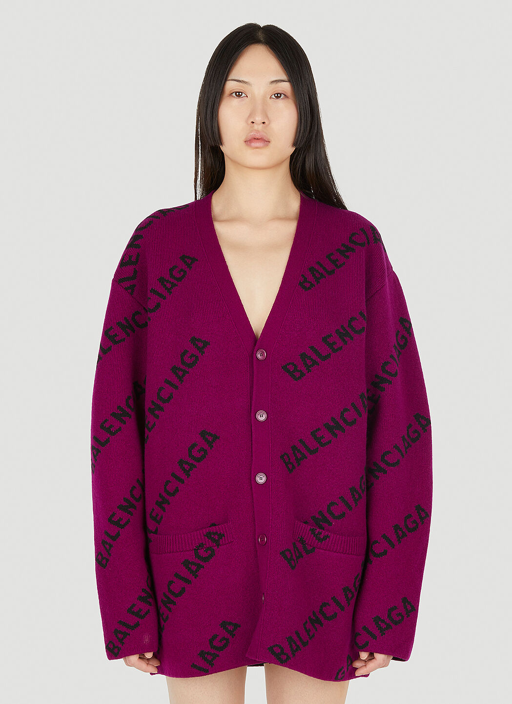 Balenciaga cardigan top sale