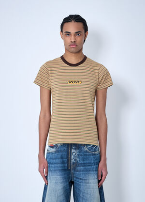 Martine Rose Logo Motif Shrunken T-Shirt Green mtr0159011