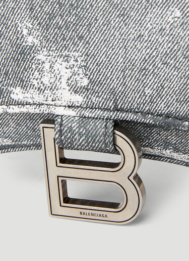 Balenciaga Hourglass Shoulder Bag Grey bal0252029